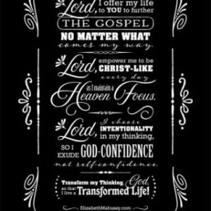 Wall Art Prayer Poster